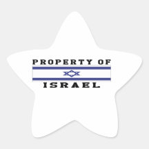 Eigentum von Israel Sticker