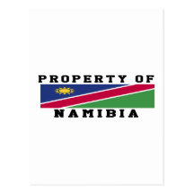 Eigentum von Namibia Postkarte