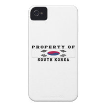 Eigentum von Südkorea iPhone 4 Case-Mate Hüllen