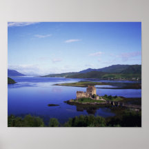 Eilean Donan Schloss, Dornie, Hochländer, Poster