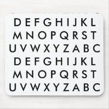 EIN B C D E-Fg H I J K L M N O P Q R S T U V W… Mousepads