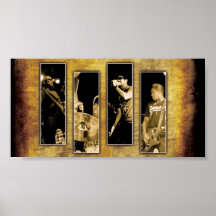ein Band nannte die Schmerz Poster