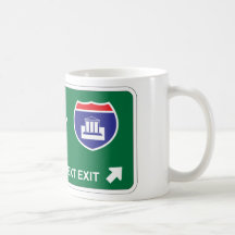 Ein Bankkonto haben des folgenden Ausganges Kaffeetasse