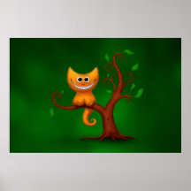 Ein Cheshire-Kätzchen Posterdrucke