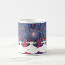 Ein festlicher Whirl-Becher Teetassen