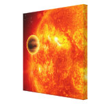 Ein Gas-riesiges exoplanet Gespannte Galerie Drucke