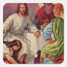 Ein Geschenk für Jesus Sticker