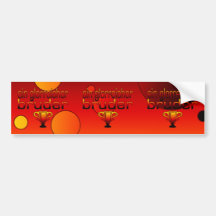 Ein Glorreicher Bruder Deutschland Flaggen-Farben Auto Sticker