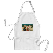 Ein Joyfull Weihnachten - Vintage Kunst Schürzen