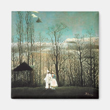 Ein Karnevals-Abend, Henri Rousseau Kühlschrankmagnete