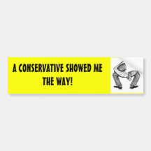 EIN KONSERVATIVER ZEIGTE MIR DIE WEISE! AUTOSTICKER
