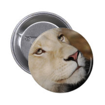 Ein leichter Löwe Anstecknadelbutton
