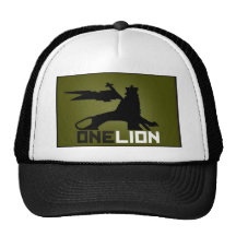 EIN LÖWE-LOGO-Hut Trucker Caps