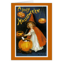 Ein lustiges Halloween Karte