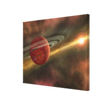 Ein möglicher neu entdeckter Planet Galerie Falt Leinwand