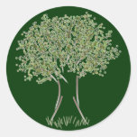Ein Nizza kleines Baum-Aufkleber-Siegel