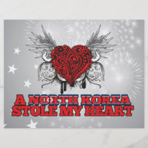 Ein Nordkoreaner stahl mein Herz Personalisierte Flyer
