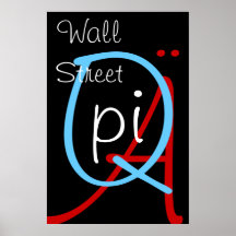 ein q-PU Wall Street Posterdrucke