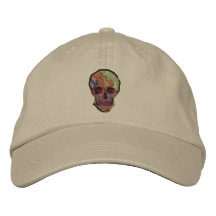 Ein Schädel durch Vincent van Gogh Bestickte Baseballmütze