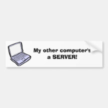 Ein SERVER meines anderen Computers! Autosticker