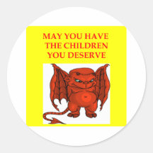 ein subtiler Fluch Runde Sticker