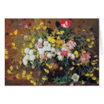 Ein Vase Blumen Karten