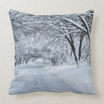 Ein Winter-Märchenland-Kissen