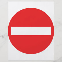 Einbahnstraßeikone Individuelle Flyer