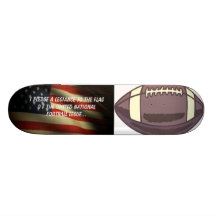 Eine Bürgschaft zur Fußballplattform Personalisiertes Skatedeck