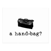 Eine Handtasche? Postkarte