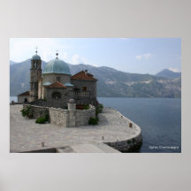 Eine Inselkirche Plakat