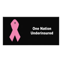 Eine Nation Underinsured Photo Karten Vorlage