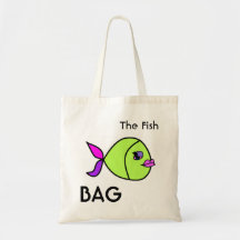 Eine nette Fischtasche für die Einkaufen