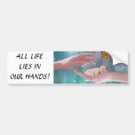 Eine niedliche Fantasie des Babyjungen in der Hand Auto Sticker