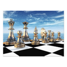 Eine Partie Schach Kunstphoto