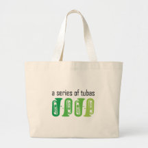 Eine Reihe Tubas Taschen