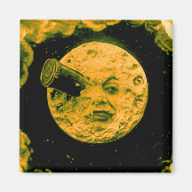Eine Reise zum Mond Kühlschrankmagnet