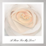 Eine Rose für meine Liebe! Plakat