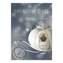 Eine wahre feenhafte Geschichte, die Save the Date Personalisierte Ankündigungskarte