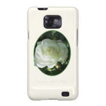 Eine weiße Rose Galaxy S2 Cover