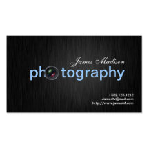Einfach elegante Photogrpahy Visitenkarten mit QR