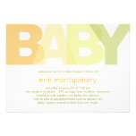 Einfach moderne Babyparty-Einladung - neutrale Per