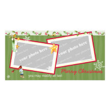 Einfach Weihnachten Photo Karten Vorlage