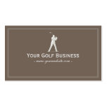 Einfache einfache Golfspieler-Schwingen-Golf-Visit