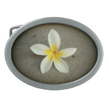Einfache Gürtelschnalle der Plumeria-Blume