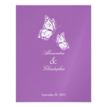 Einfache violette Schmetterlinge, die Mitteilung W Ankündigungen