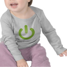 Einfacher Power-Knopf T-shirts