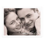 Einfaches Foto Save the Date Postkarte