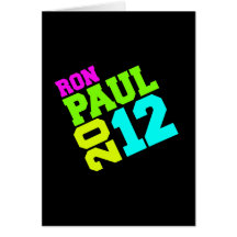 EINFLUSS-NEON RON PAULS 2012 KARTE