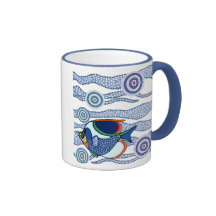 Eingeborener Fisch-Becher Teetassen
